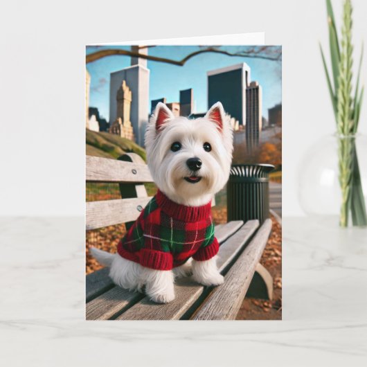 NY Westie Kaart (Voorkant)