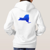 NY/Women's Basic Hooded Sweatshirt/Personalized Hoodie (Achterkant)