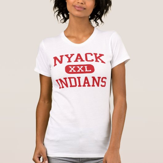Nyack - Indiërs - Hoog - Opper Nyack New York T-shirt (Voorkant)
