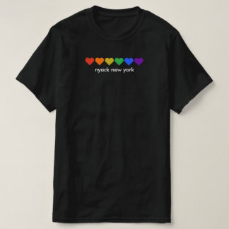 Nyack New York Rainbow Pride Heats T-shirt