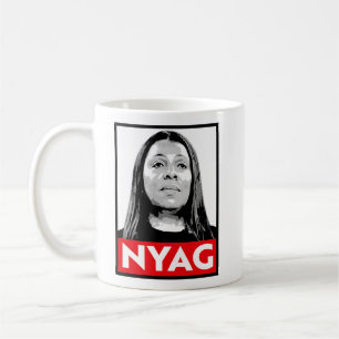 NYAG Letitia James Koffiemok