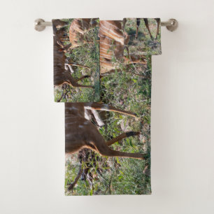 Nyala Antilope Afrikaanse Wilde Natuur Foto Bad Handdoek