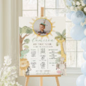 Nyala Safari Animals eerste verjaardag mijlpaal Poster