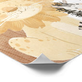 Nyala Safari Dieren Een Wild Jaar Eerste Verjaarda Poster (Hoek)