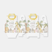 Nyala Safari Dieren Eerste Verjaardag Bedankdoosjes (Uitgevouwen)