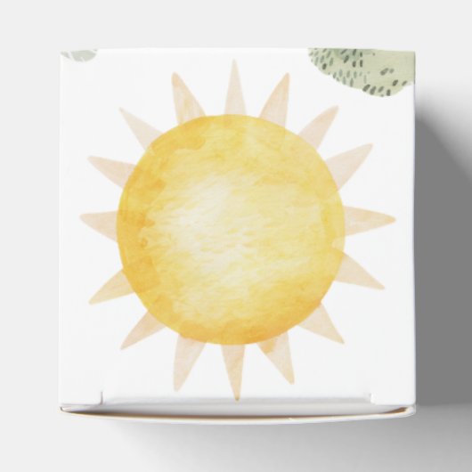 Nyala Safari Dieren Twee Wilde Tweede Verjaardag Bedankdoosjes (Bovenkant)