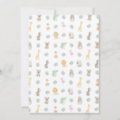 Nyala Safari Dieren Twee Wilde Tweede Verjaardag Kaart (Achterkant)