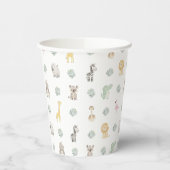 Nyala Safari Dieren Verjaardag Papieren Bekers (Links)