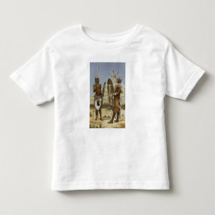 Nyam-nyam strijders uit de geschiedenis van de men kinder shirts