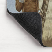 Nyam-nyam strijders uit de geschiedenis van de men muismat (Hoek)