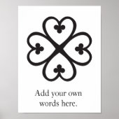 Nyame Dua | Gods aanwezigheid en bescherming Poster (Voorkant)