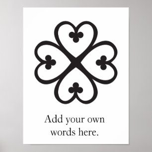 Nyame Dua Gods aanwezigheid en bescherming Poster