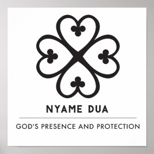 Nyame Dua God's presence and protection Poster