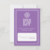 Nyame Dua Lavender Wedding RSVP (Voorkant)