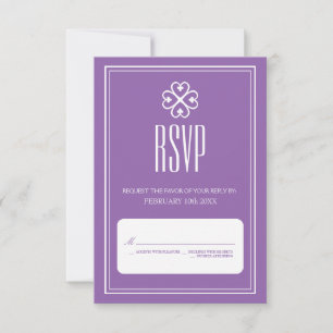 Nyame Dua Lavender Wedding RSVP