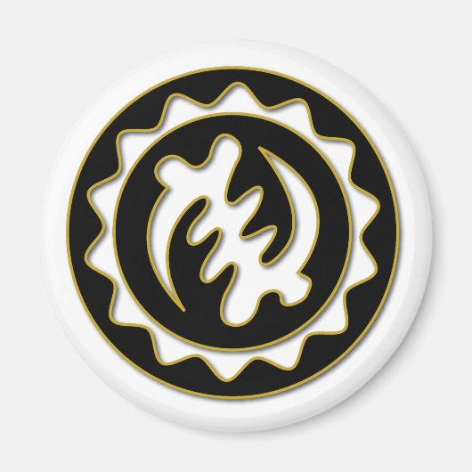 Nyame Ye Ohene | God is het Koningssymbool Magneet (Voorkant)