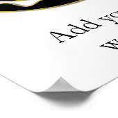 Nyame Ye Ohene | God is koning-symbool Poster (Hoek)