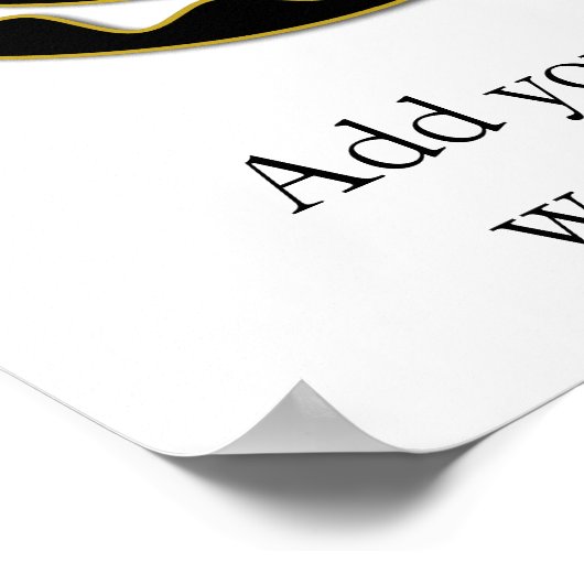 Nyame Ye Ohene | God is koning-symbool Poster (Hoek)