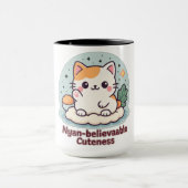 Nyan-believable Cuteness – Schattigee Kawaii Cat Mok (Midden)