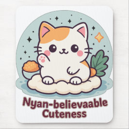 Nyan-believable Cuteness – Schattigee Kawaii Cat Muismat