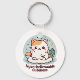 Nyan-believable Cuteness – Schattigee Kawaii Cat Sleutelhanger