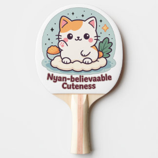 Nyan-believable Cuteness – Schattigee Kawaii Cat Tafeltennisbatje