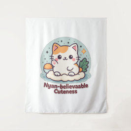 Nyan-believable Cuteness – Schattigee Kawaii Cat Wandkleed