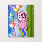 Nyan Cat pardon Pig puzzle Legpuzzel (Verticaal)