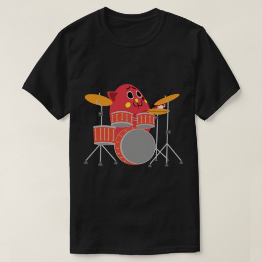 Nyango Star Drumset Nyango T-shirt (Design voorkant)