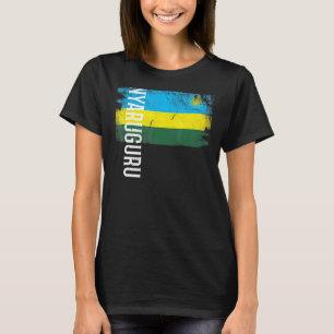 Nyaruguru Rwanda vlag voor Rwandese Mannen Kindere T-shirt