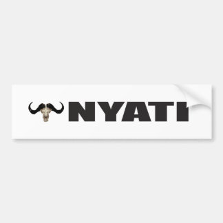 Nyati Bumpersticker