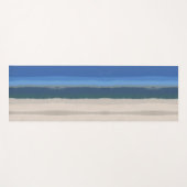 Nyborg Strand - waterverf Yogamat (Voorkant (horizontaal))