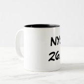 NYC 26.2 TWEEKLEURIGE KOFFIEMOK (Voorkant links)