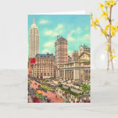 NYC - 42nd Street & 5th Ave. kaart (Gele Bloem)