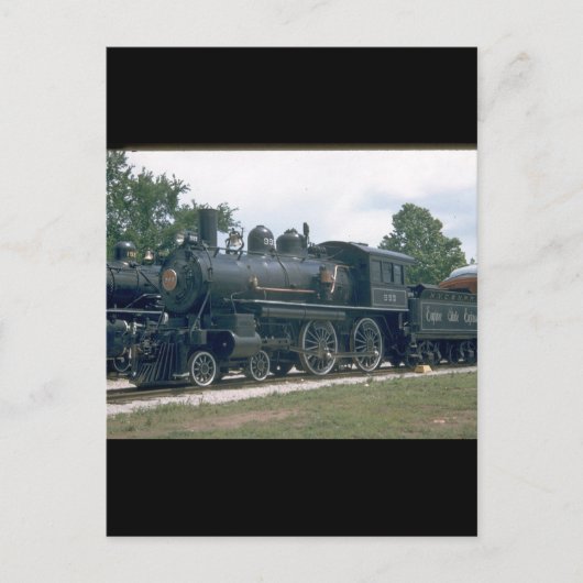 NYC 4-4-0 #999, de eerste locomotief_Trains Briefkaart (Voorkant)