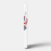NYC Amerikaanse Vlag Hart Case-Mate iPhone Case (Achterkant / Links)