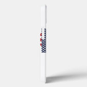 NYC Amerikaanse Vlag Hart Case-Mate iPhone Case (Achterkant / Rechts)