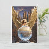 NYC Angel Bedankkaart (Staand voorkant)