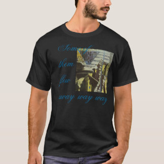 NYC architecturaal collage T-shirt