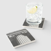 NYC-architectuur I Stenen Onderzetter (Zijkant)