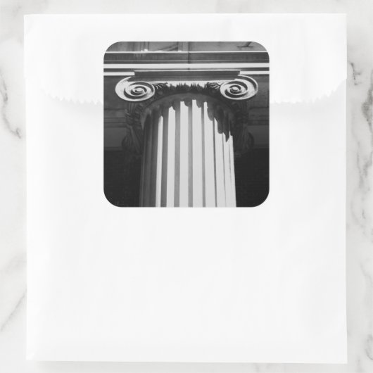 NYC-architectuur I Vierkante Sticker (Tas)