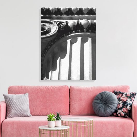 NYC-architectuur III Canvas Afdruk (Insitu (Woonkamer))