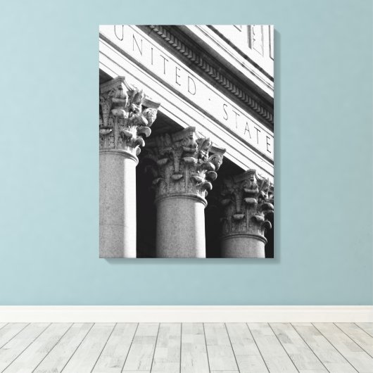 NYC Architectuur VIII Canvas Afdruk (Insitu (Houten vloer))