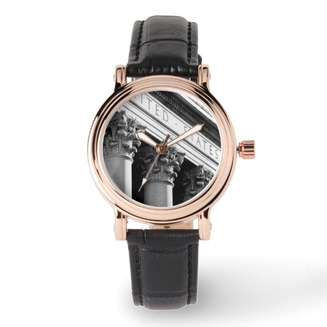 NYC Architectuur VIII Horloge (Voorkant)