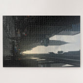 NYC Art Deco Skyscraper Chrysler Building Sunset Legpuzzel (Horizontaal)