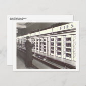 NYC Automat Foto van Berenice Abbott Briefkaart (Voorkant / Achterkant)
