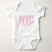 NYC BABY GIRL Onsee Romper (Voorkant)
