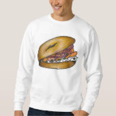 NYC Bagel Onion Cream Cheese Lox Caps Sweatshirt (Voorkant)