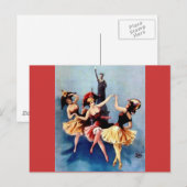 NYC  Ballerinas Dance Briefkaart (Voorkant / Achterkant)