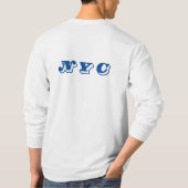 NYC bedrukte lange mouwen T shirten. T-shirt (Achterkant)